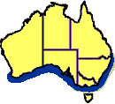 Distribution map of a Smooth Shore Crab