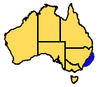 Distribution map of the Thickened Sea Urchin