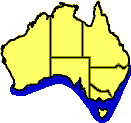 Distribution map of the Common Ear Shell or Abalone