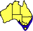 Distribution map of Petterd's Limpet