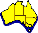 Distribution map of the Blue Australwink