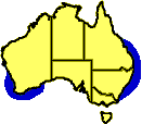 Distribution map of the Yellow Chiton