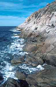 Photo of the Granite Shore of Victor Harbor, South Australia