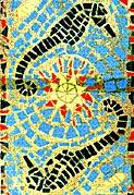 Mosaic with a marine theme