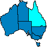 Map of Qld